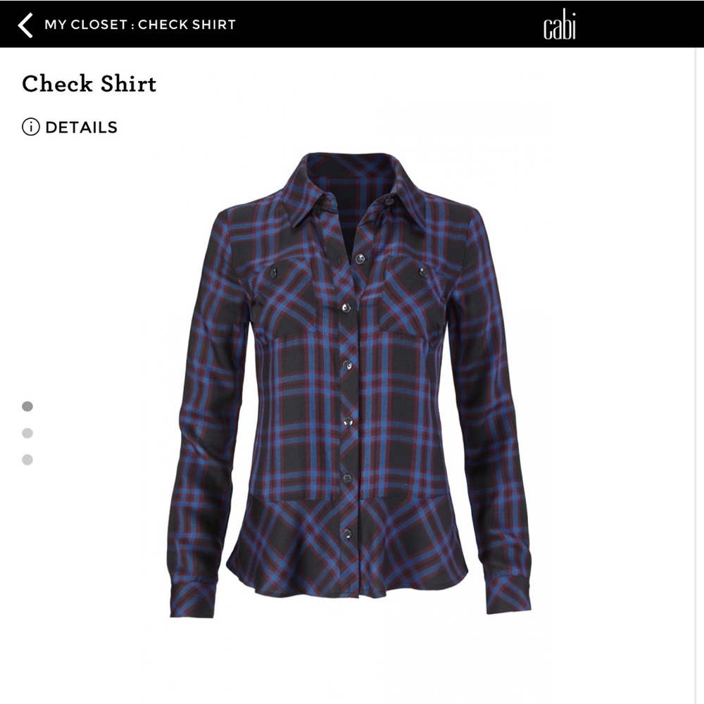 CAbi Check Shirt